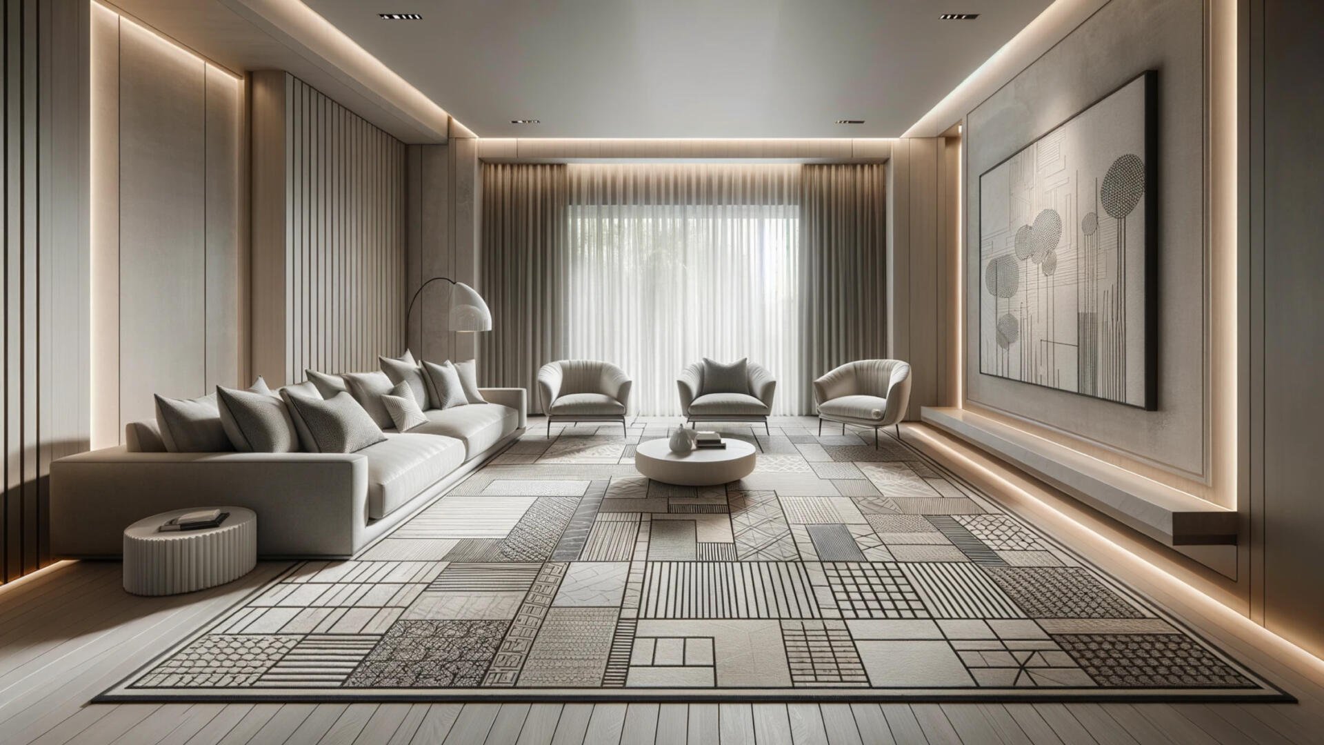 Kalinkaari - The Magic of Modern Carpets: Exploring Modern Carpet Styles- Minimalist Designs and Geometric Patterns