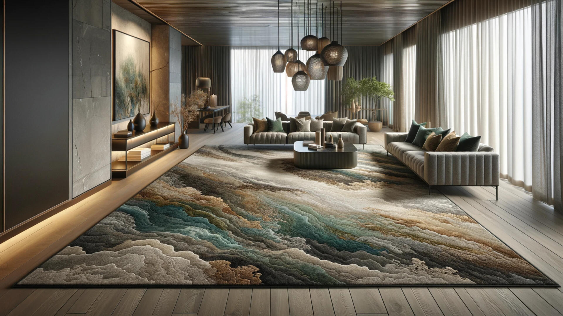Kalinkaari - The Magic of Modern Carpets: Exploring Modern Carpet Styles- Nature Inspired Motifs and Organic Textures