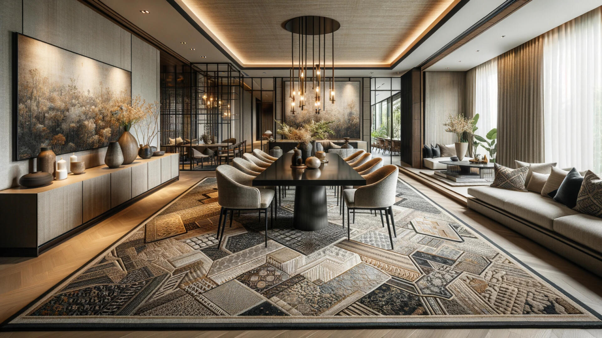 Kalinkaari - The Magic of Modern Carpets: Exploring Modern Carpet Styles- Styling Ideas for Modern Carpet Designs