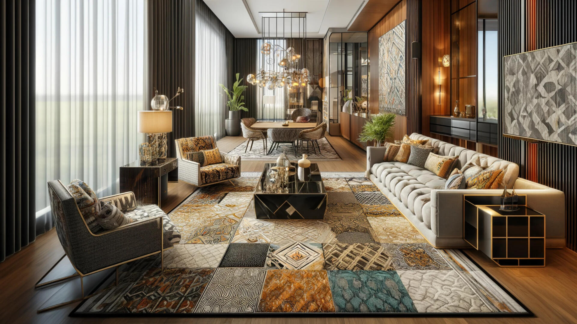 Kalinkaari - The Magic of Modern Carpets: Exploring Modern Carpet Styles- Styling Ideas for Modern Carpet Designs