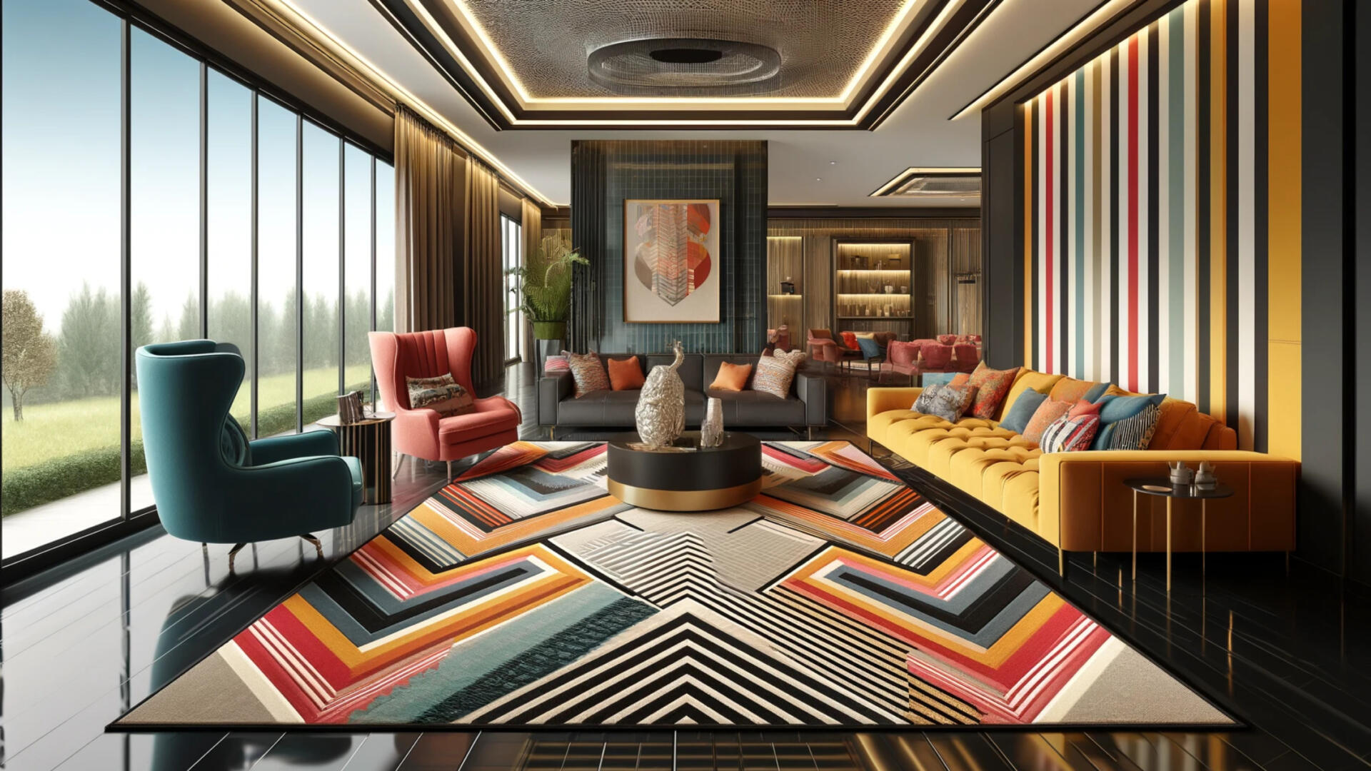 Kalinkaari - The Magic of Modern Carpets: Exploring Modern Carpet Styles- Bold Colours and Patterns