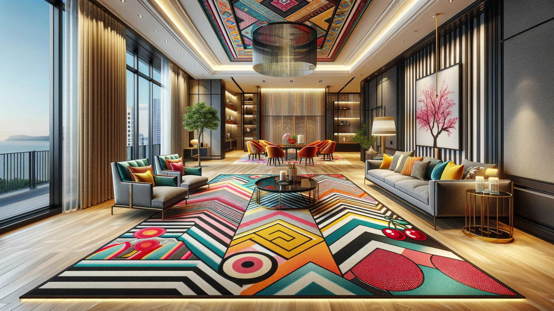 Kalinkaari - The Magic of Modern Carpets: Exploring Modern Carpet Styles- Bold Colours and Patterns