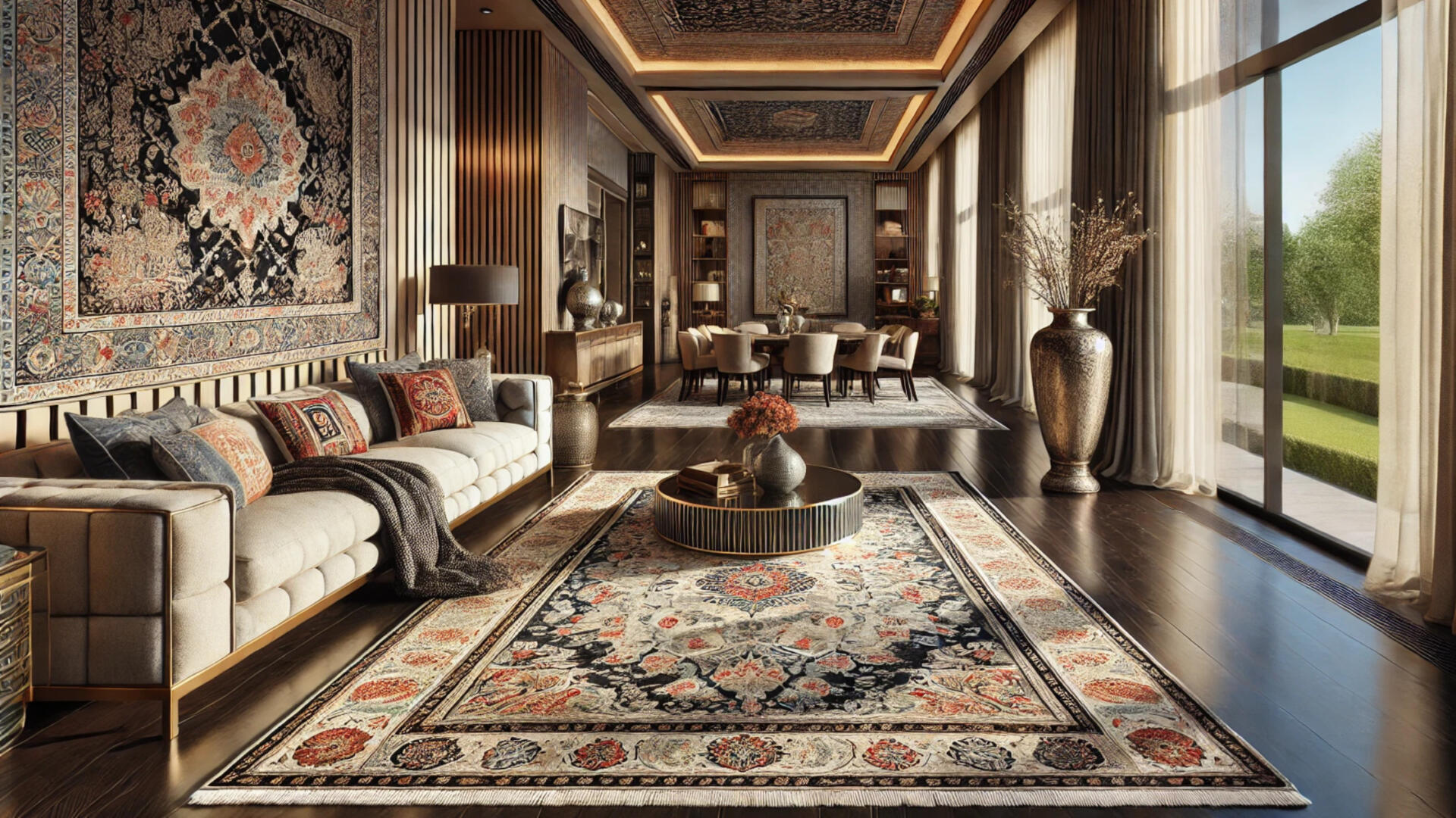 Kalinkaari - Dhurries: Weaving Stories of Tradition, Skill and Utility- Influence of Regional Cultures and Traditions on Carpet Designs - Kashmiri Dhurries