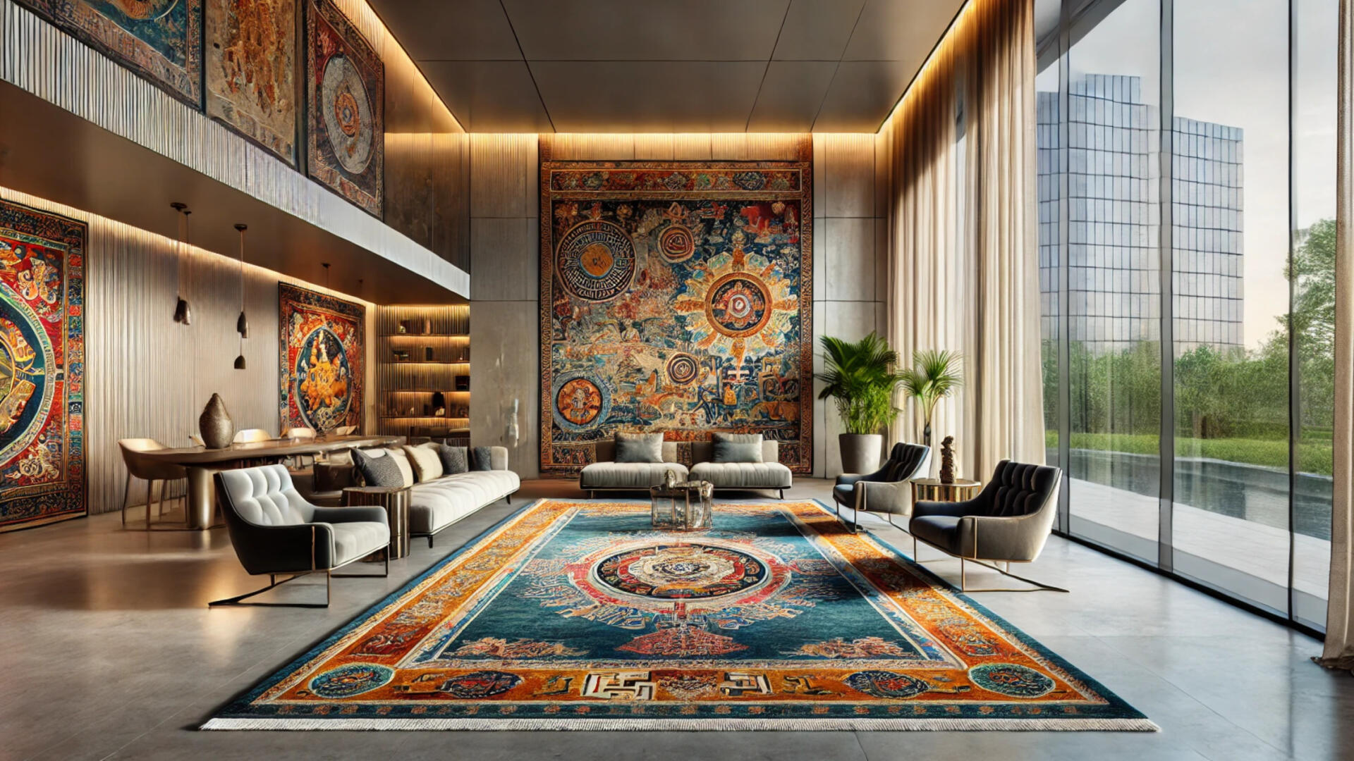 Kalinkaari - All about Tibetan Rugs- Artistic Expression