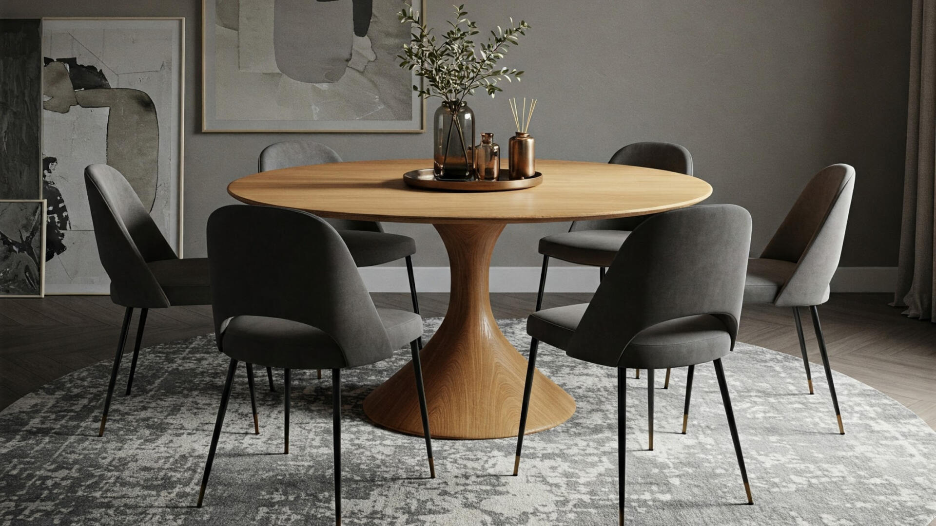 Kalinkaari - Inspiring Interiors with Bespoke Carpets - Dining area and maintenance-free carpets